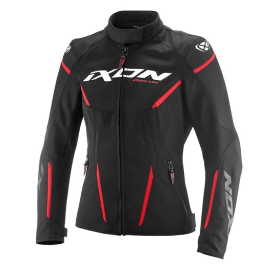 Geaca (jacheta) motociclete femei Racing/Roadster Ixon vara model Striker 2 AIR WP LS culoare: negru/rosu - Negru/rosu , XS