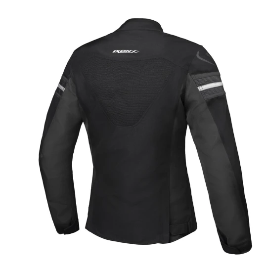 Geaca (jacheta) motociclete femei Racing/Roadster Ixon All season model Ilana Evo LS culoare: negru/antracit/argintiu - Negru/antracit/argintiu , M