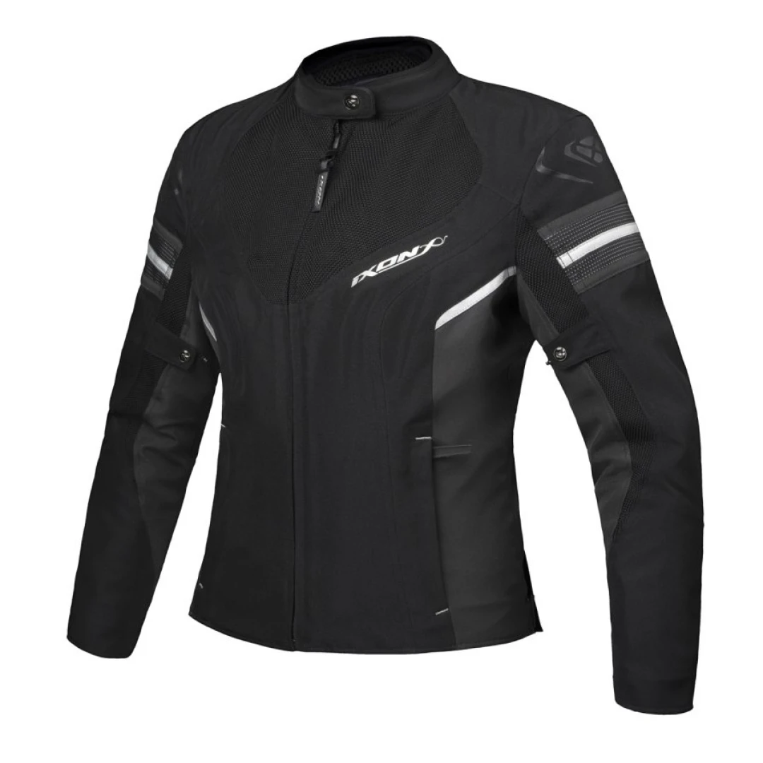 Geaca (jacheta) motociclete femei Racing/Roadster Ixon All season model Ilana Evo LS culoare: negru/antracit/argintiu - Negru/antracit/argintiu , XL Geaca (jacheta) motociclete femei Racing/Roadster Ixon All season model Ilana Evo LS culoare: negru/antracit/argintiu - Negru/antracit/argintiu , XL