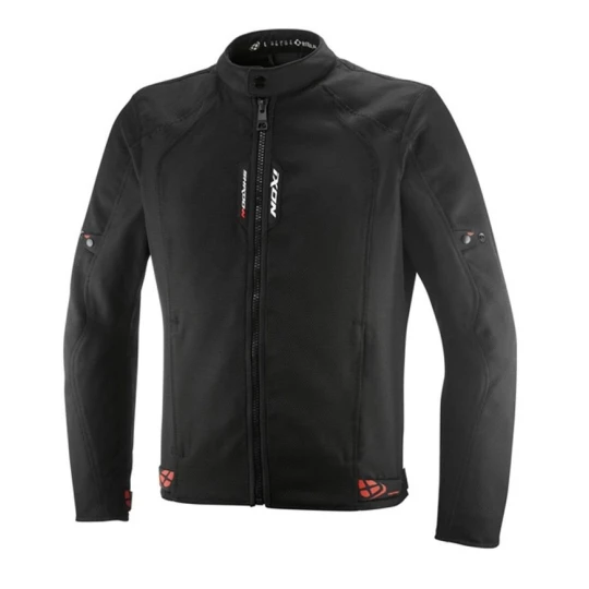 Geaca (jacheta) motociclete barbati Urban/Roadster Ixon vara model Shadow MS culoare: negru/alb/rosu - Negru/alb/rosu , XL