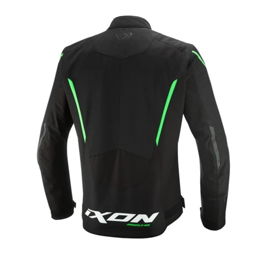 Geaca (jacheta) motociclete barbati Racing/Roadster Ixon vara model Striker 2 AIR WP MS culoare: negru/verde - Negru/verde , 4XL
