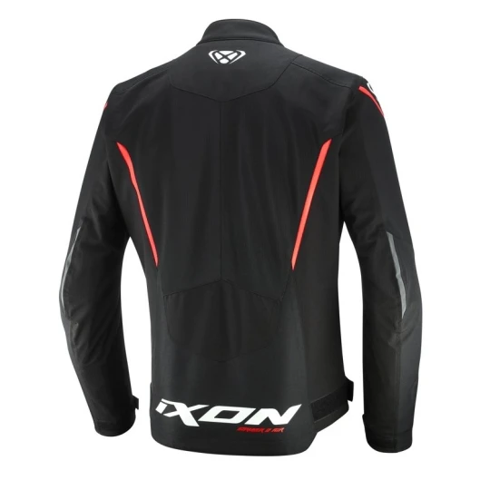 Geaca (jacheta) motociclete barbati Racing/Roadster Ixon vara model Striker 2 AIR WP MS culoare: negru/alb/rosu - Negru/alb/rosu , XL