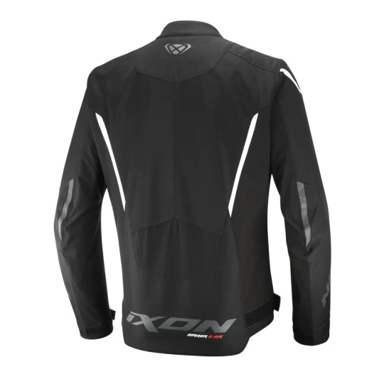 Geaca (jacheta) motociclete barbati Racing/Roadster Ixon vara model Striker 2 AIR WP MS culoare: negru/alb - Negru/alb , L