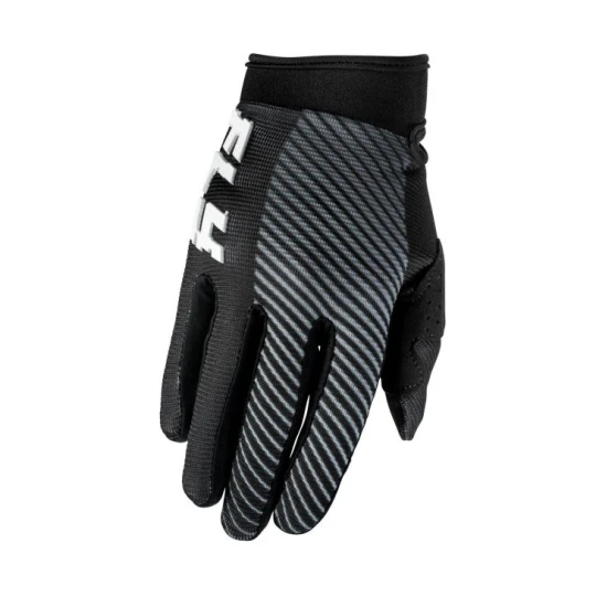 Manusi moto copii cross-enduro Fly Racing model Youth F-16 culoare: gri/negru - Gri/negru , 2XS