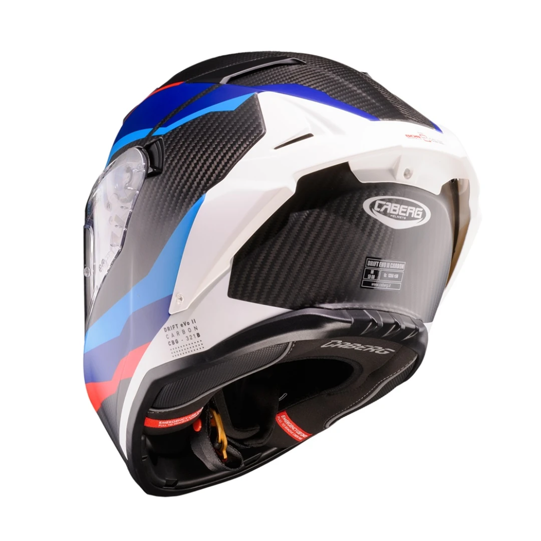 Casca integrala Caberg model Drift Evo II Carbon MSPORT S3 mat Pinlock ready - lentila Pinlock - 100% carbon - XS (53/54cm) Casca integrala Caberg model Drift Evo II Carbon MSPORT S3 mat Pinlock ready - lentila Pinlock - 100% carbon - XS (53/54cm)