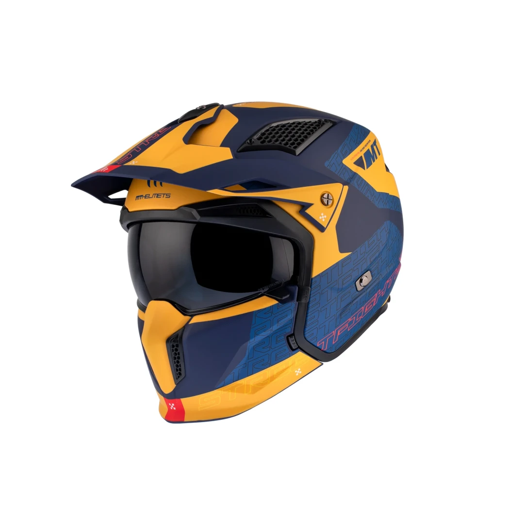 Casca MT Streetfighter SV S Totem C3 galben mat (ochelari soare integrati) - masca (protectie) barbie si cozoroc detasabile - omologare noua ECE 22.06 - L (59/60cm) Casca MT Streetfighter SV S Totem C3 galben mat (ochelari soare integrati) - masca (protectie) barbie si cozoroc detasabile - omologare noua ECE 22.06 - L (59/60cm)