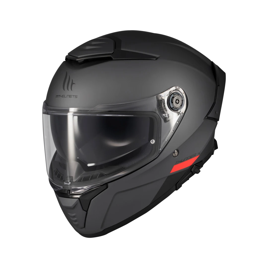 Casca integrala MT Thunder 4 SV A12 gri mat (ochelari soare integrati) - M (57/58cm) Casca integrala MT Thunder 4 SV A12 gri mat (ochelari soare integrati) - M (57/58cm)