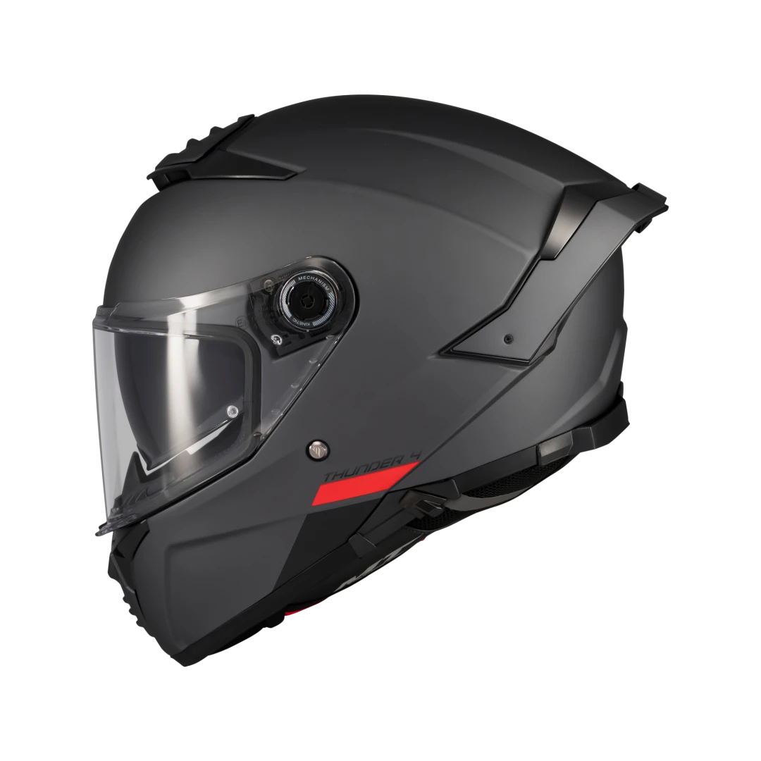 Casca integrala MT Thunder 4 SV A12 gri mat (ochelari soare integrati) - M (57/58cm) Casca integrala MT Thunder 4 SV A12 gri mat (ochelari soare integrati) - M (57/58cm)