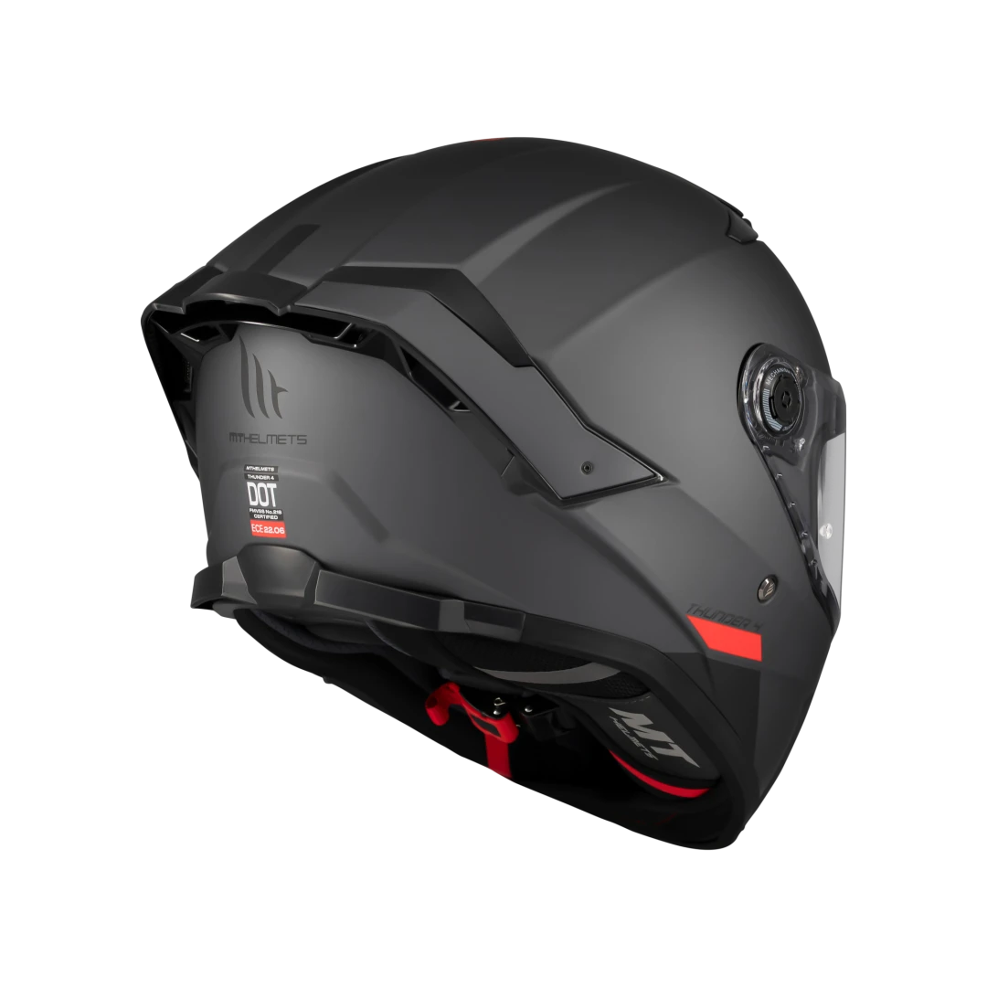 Casca integrala MT Thunder 4 SV A12 gri mat (ochelari soare integrati) - M (57/58cm) Casca integrala MT Thunder 4 SV A12 gri mat (ochelari soare integrati) - M (57/58cm)
