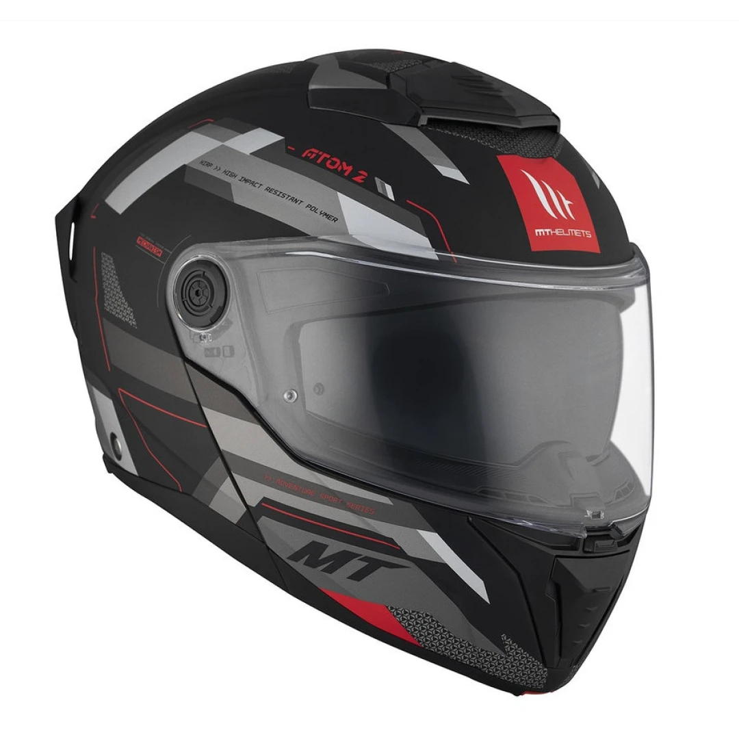 Casca modulabila MT Atom 2 SV Bast D5 negru/gri mat (ochelari soare integrati) Pinlock Ready - tip viziera: MT-V-35 - Negru/gri mat , XL (61/62cm) Casca modulabila MT Atom 2 SV Bast D5 negru/gri mat (ochelari soare integrati) Pinlock Ready - tip viziera: MT-V-35 - Negru/gri mat , XL (61/62cm)